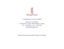 Tablet Screenshot of hostalivor.com